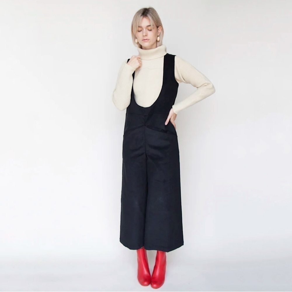 Desiree Klein DésiréeKlein Elevado Corduroy Midi Dress Black Medium